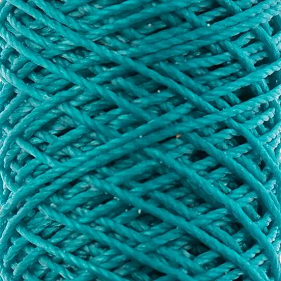 Gudebrod 0.018" 3 Ply Waxed Thread Bobbin, 75ft. Turquoise {4}