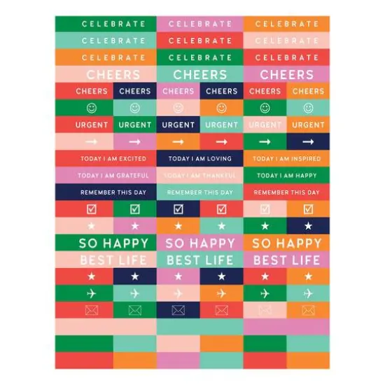 Striped Daily Monthly Luxe Planner {6}