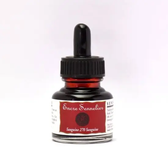 Sennelier Drawing Ink, 30mL Orange {2}