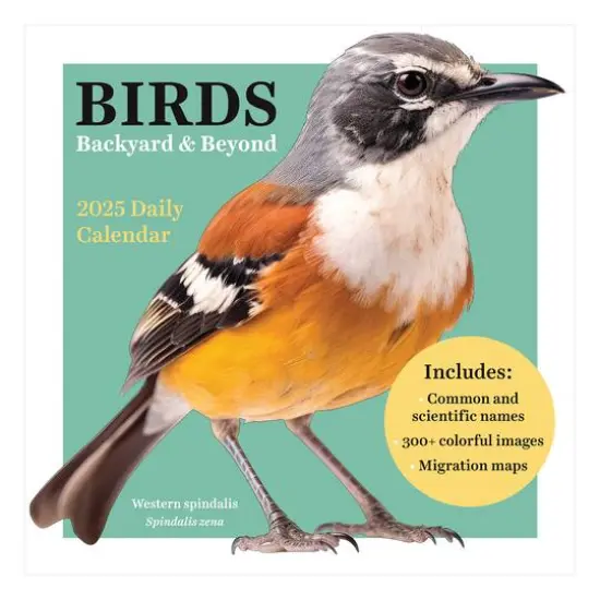 TF Publishing 2025 Birds: Backyard & Beyond Daily Desktop Calendar {1}