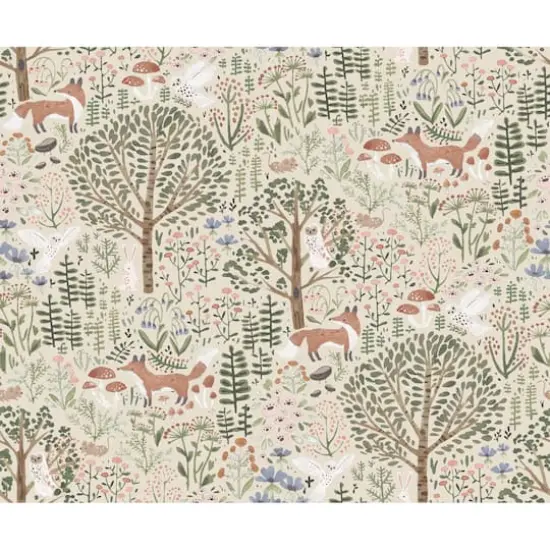 RoomMates Almond & Vintage Clara Jean Folklore Forest Peel & Stick Wallpaper {1}
