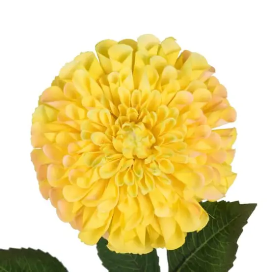 Yellow Zinnia Artificial Stem, 3ct. {3}