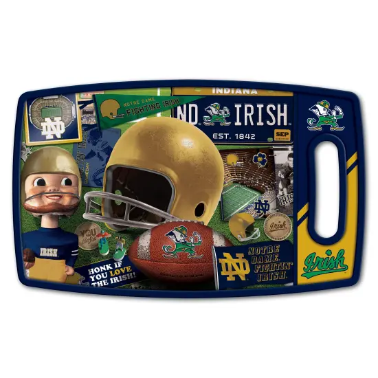 College Retro Series Cutting BoardNotre Dame Fighting Irish {1}