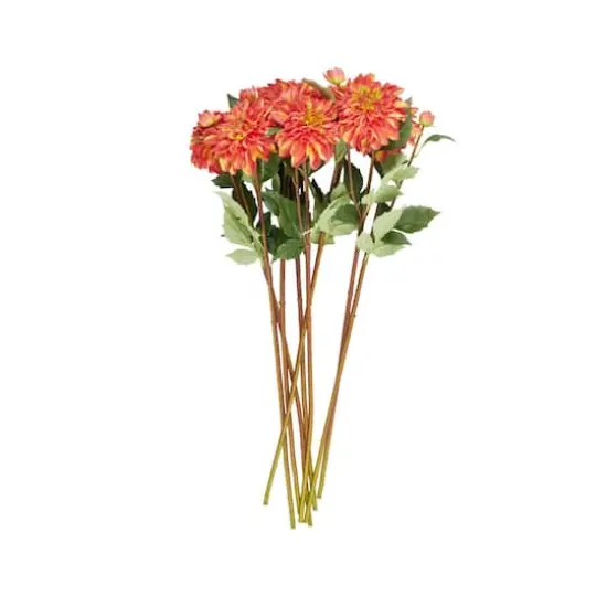 30" Red Dahlia Artificial Flower Stem, 8ct. {4}