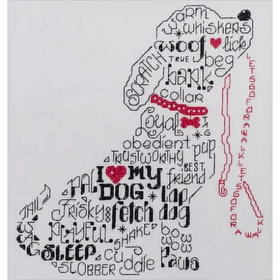 Imaginating Let's Bark Counted Cross Stitch Kit {3}