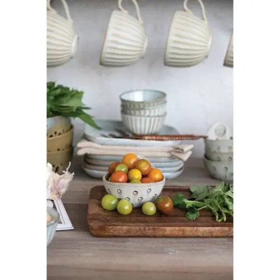 Hello Honey&reg; 11.75" Mango Wood Tray with Laser Etched Botanicals {5}