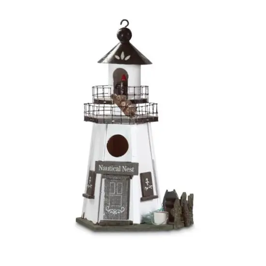 12.25" Nautical Nest Birdhouse {10}