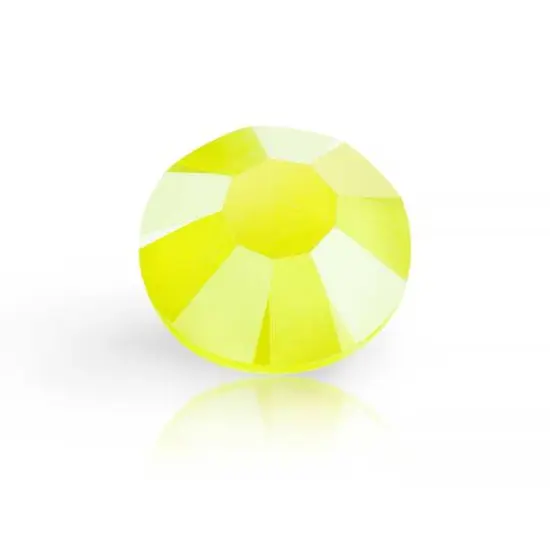 Preciosa MAXIMA SS20 Neon Flatback Czech Crystals, 144ct. Neon Yellow {4}