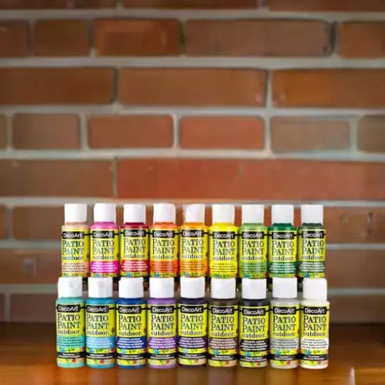DecoArt&reg; Patio Paint&trade; 18 Color Acrylic Paint Set {1}
