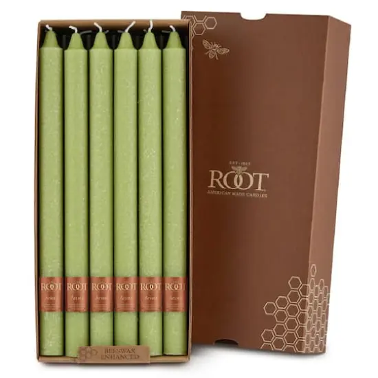 Root Candles 12" Unscented Timberline&trade; Arista&trade; Taper Candles, 12ct. Willow {1}