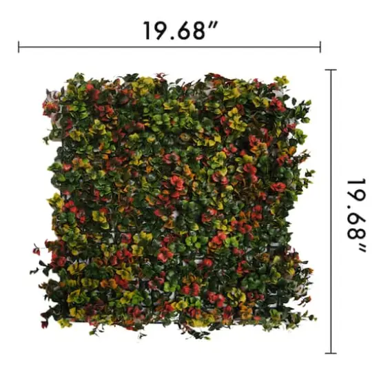 "Dakota" Artificial Foliage Plant Green Wall Panels, 4ct. {3}