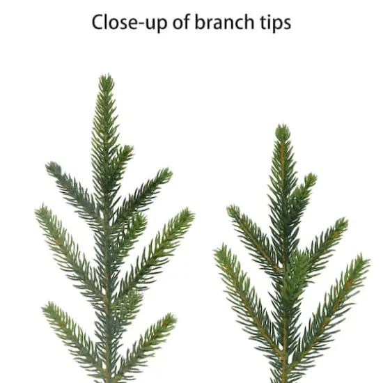 7.5ft. Pre-Lit Calgary Slim Fir Artificial Christmas Tree, Dual-Color LED Lights {7}