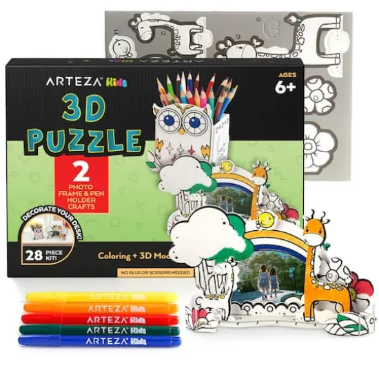 Arteza&reg; Kids 3D Puzzle Owl & Giraffe {1}