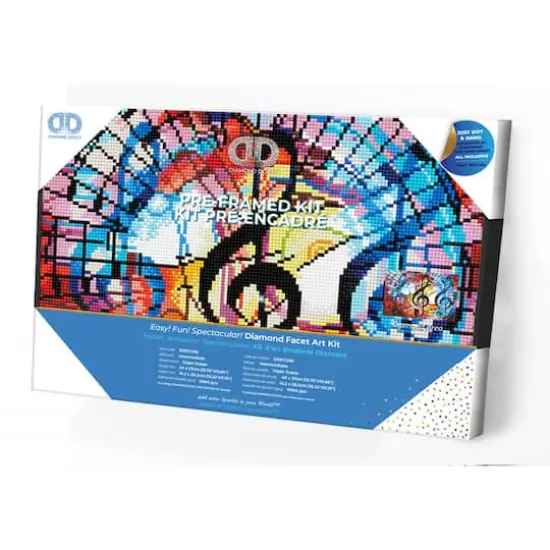Diamond Dotz&reg; Intermediate Triple Treble with Frame Diamond Painting Kit {4}