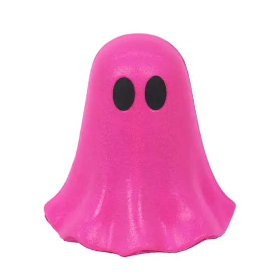 9" Iridescent Glitter Ghost Tabletop D&eacute;cor by Ashland&reg; Hot Pink {1}