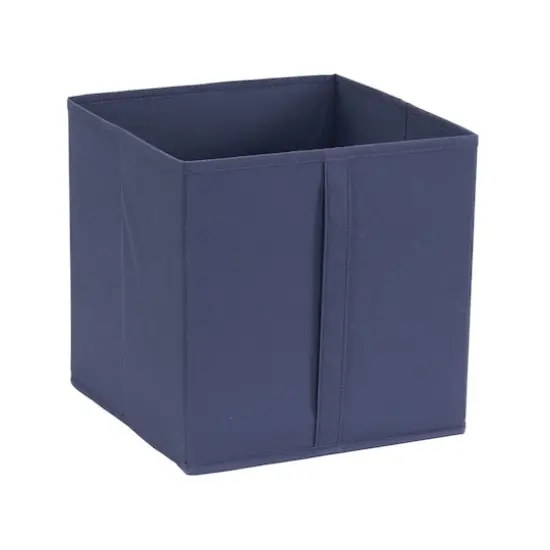 Household Essentials Storage Cubes with Vertical Handle, 6ct. Blue {4}