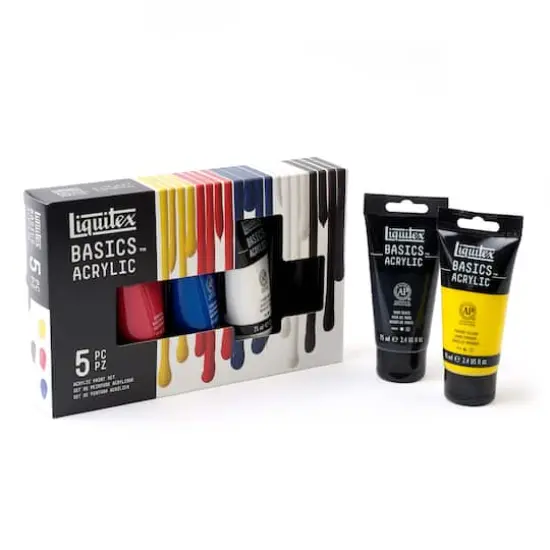 Liquitex&reg; BASICS&trade; 5 Color Acrylic Color Value Set {6}