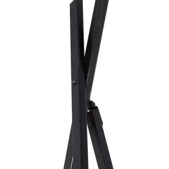 66.5" Black Metal Adjustable Minimalistic Floor Easel {6}