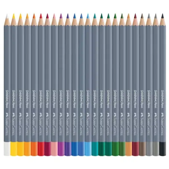 Faber-Castell&reg; Goldfaber Aqua 24 Color Watercolor Pencil Set {3}