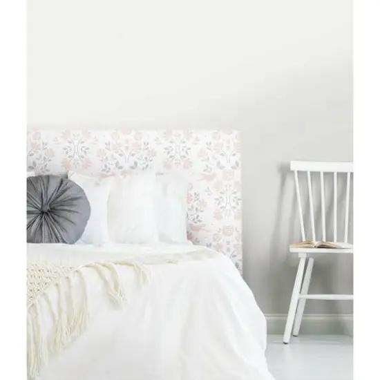 RoomMates Rose Lindo Woodland Peel & Stick Wallpaper Pink {6}