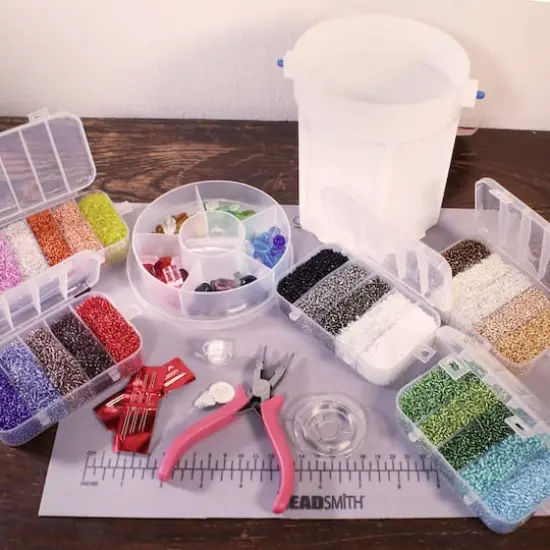 The Beadsmith&reg; Bead Caddy & Supplies Set {6}