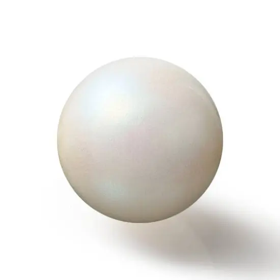 Preciosa Maxima 8mm Pearlescent Glass Nacre Pearls, 20ct. Cream {1}