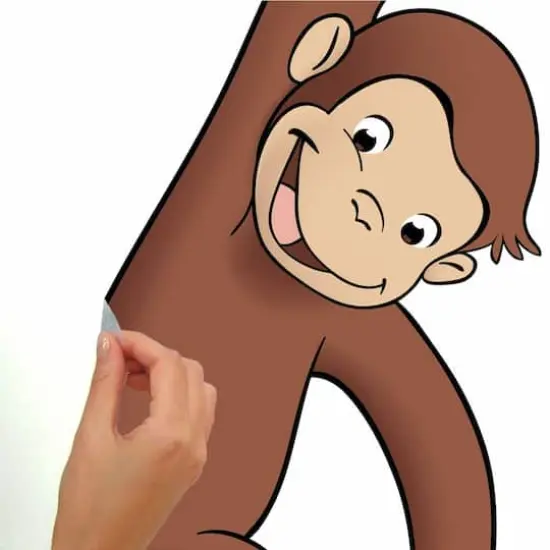 RoomMates Curious George Peel & Stick Giant Wall Decal {4}