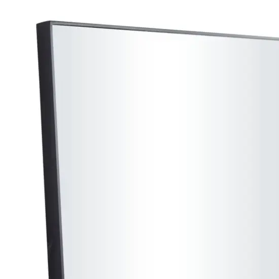 Black Contemporary Wall Mirror, 24" x 1" x 36" {4}