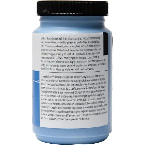 FolkArt&reg; Home Decor&trade; Chalk Paint Blue Chill {5}