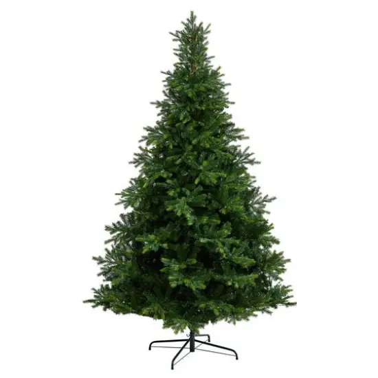 9ft. Pre-Lit North Carolina Spruce Artificial Christmas Tree, Clear LED Lights {4}