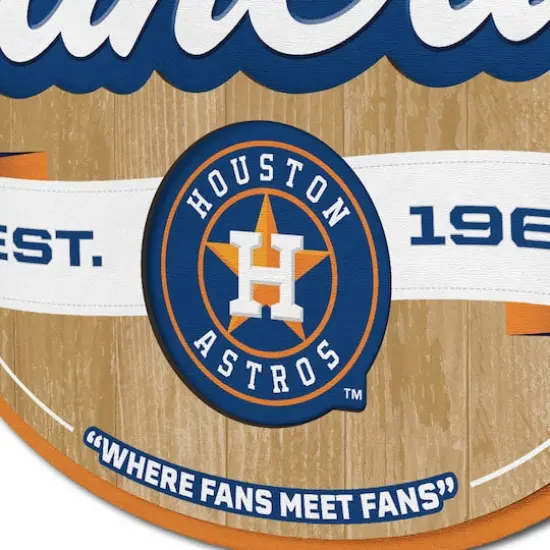 MLB Fan Cave Sign Houston Astros {6}