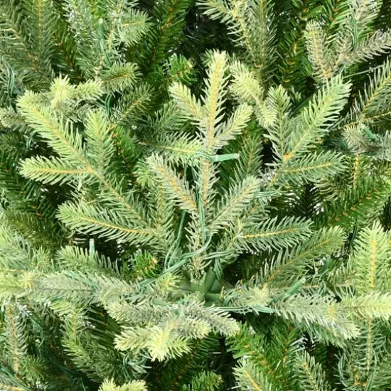 7.5ft. Pre-Lit Miracle Shape&trade; Alberta Spruce Artificial Christmas Tree, Dual-Color LED Lights {8}