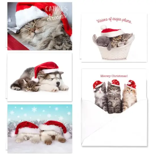 Hortense B. Hewitt Co. Christmas Cats Holiday Cards {1}