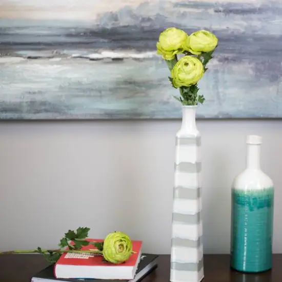 23" Green Ranunculus Artificial Stem, 4ct. {6}