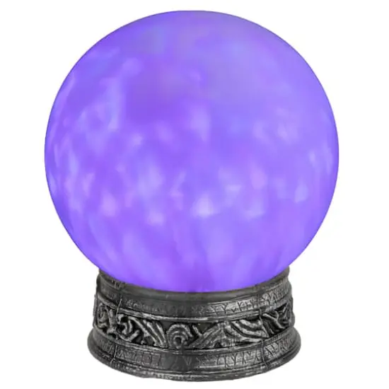 8" LED Lighted Mystical Crystal Ball with Sound {4}