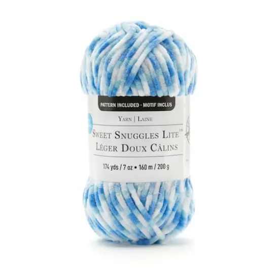 Sweet Snuggles Lite&trade; Variegated Striped Yarn by Loops & Threads&reg;Raindrops {1}