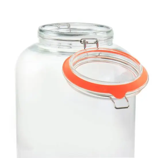 Gibson Home&reg; Alpha 2.4gal. Glass Canister Frasco {4}