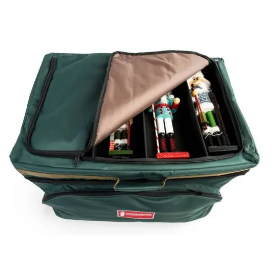 TreeKeeper 72ct. 4" Christmas Ornament Storage Box with Top Pocket {5}