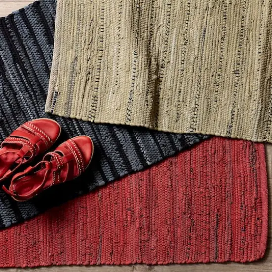 DII&reg; Multi Brown Rag Rug {8}