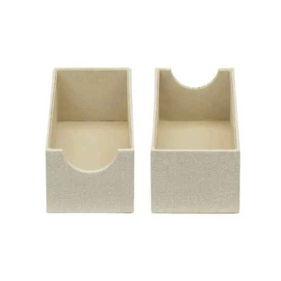 Household Essentials Narrow Drawer Organizers, 2ct. White {7}