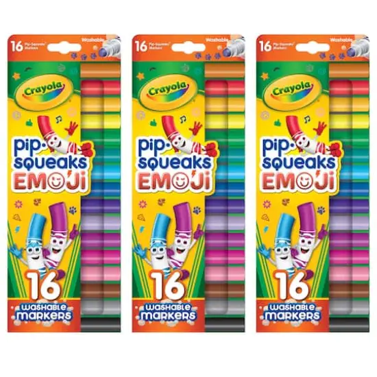 Crayola&reg; Pip Squeaks Stamper Markers, 3 Packs of 16 {1}