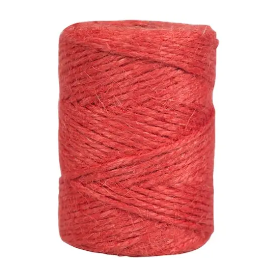 JAM Paper 1/4" x 73yd. Paper Kraft Twine Red {1}