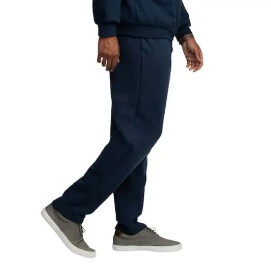 Fruit of the Loom Eversoft Fleece Open Bottom Sweatpant Navy {5}