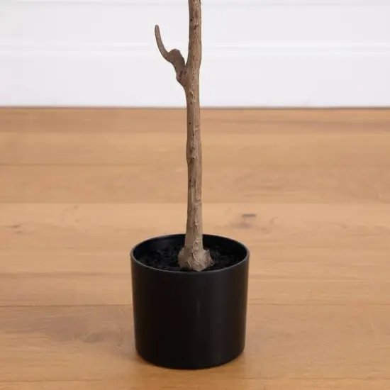 Artificial Slim Minimalist Olive Tree {8}