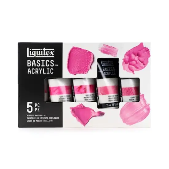 Liquitex&reg; Basics Acrylic Mediums Set, Texture & Effects {8}
