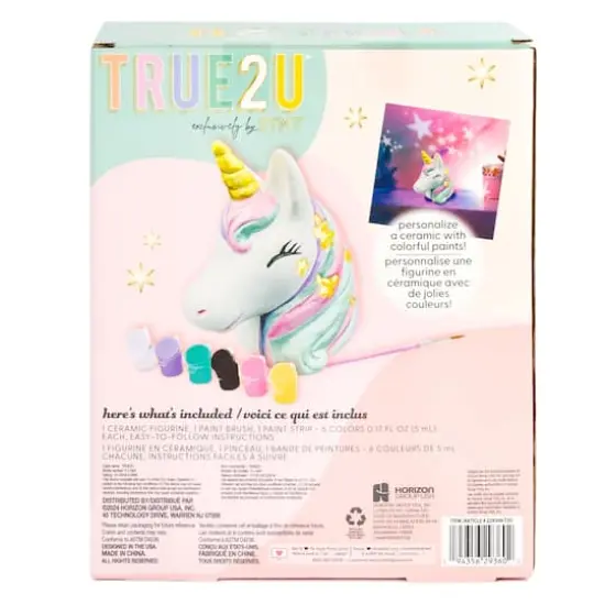 STMT&trade; True2U&trade; Paint Your Own Light-Up Unicorn D&eacute;cor {6}