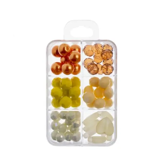 John Bead Masterpiece Collection Glass Bead Box Mix Flaming June/Lord Frederic Leighton {3}