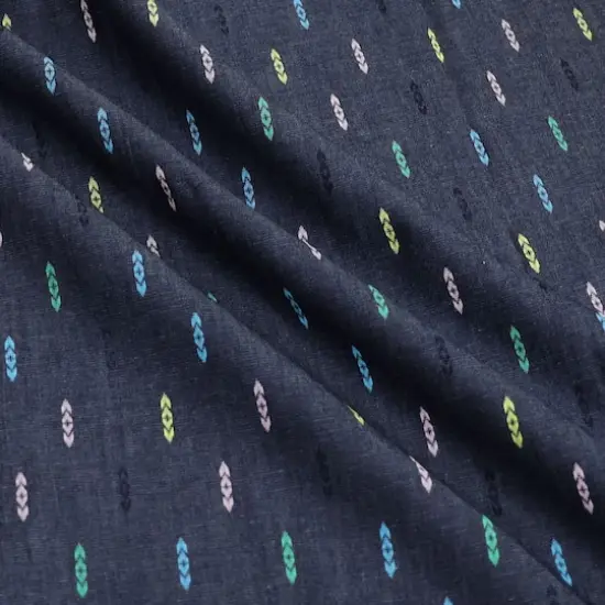 Fabric Merchants Chambray Colorful Aztec Cotton Fabric {1}