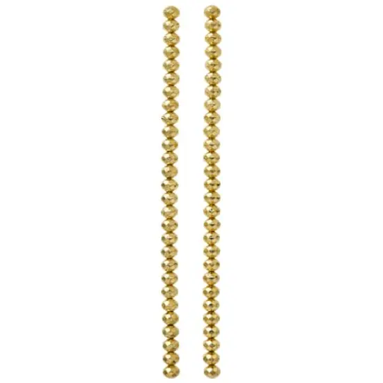 Hamilton Gold Antique Metal Rondelle Beads, 6mm by Bead Landing™ {4}