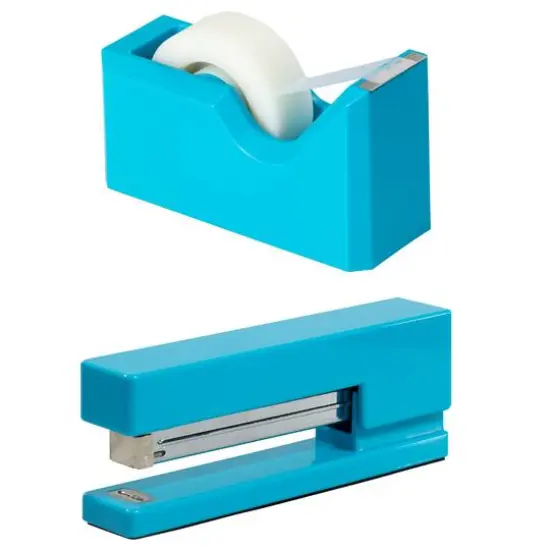 JAM Paper Stapler & Tape Dispenser Set Orange {2}
